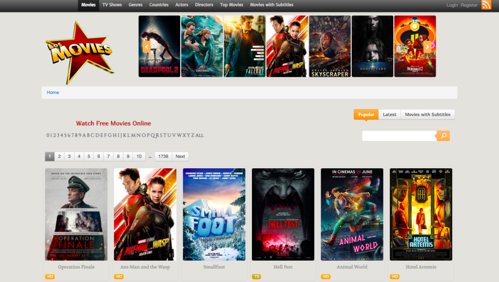 Losmovies ru Watch and Download Free Hollywood movies, 1080p, 720p, 480p