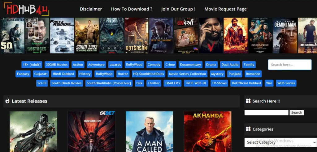 hdhub4u Movie- Watch and Download Free Latest Movies, Hollywood, Bollywood, 1080p, 720p, 480p, 360p